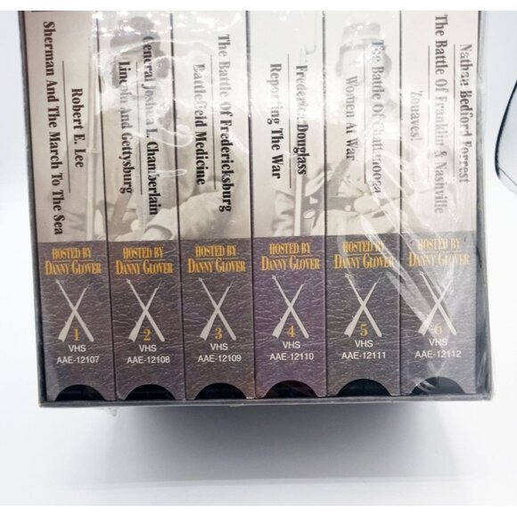 Civil War Journal II 6 VHS Box Set Hosted By Danny Glover A&E History Channel - Picture 4 of 12